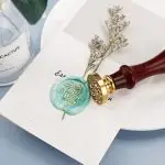 10Pcs Creative Dried Flowers Paper Envelope - Image 2
