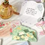 1PC Vintage Flowers Folding Greeting Envelope – Elegant Floral Stationery for Letters & Gifts - Image 2