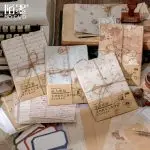 Retro Letter Paper for Junk Journal – 30pcs Vintage Writing Sheets - Image 2