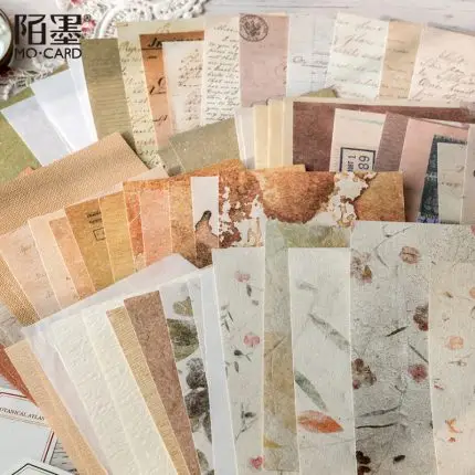 Retro Letter Paper for Junk Journal – 30pcs Vintage Writing Sheets