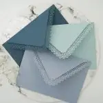 5pcs/lot Triangle Envelope Carving Lace Business Supplies Envelopes - Image 3