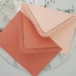 5pcs/lot Triangle Envelope Carving Lace Business Supplies Envelopes - Image 4