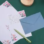 6PCS Flower Letter Paper and Envelope Set – Floral Stationery for Invitations & Notes - Image 2