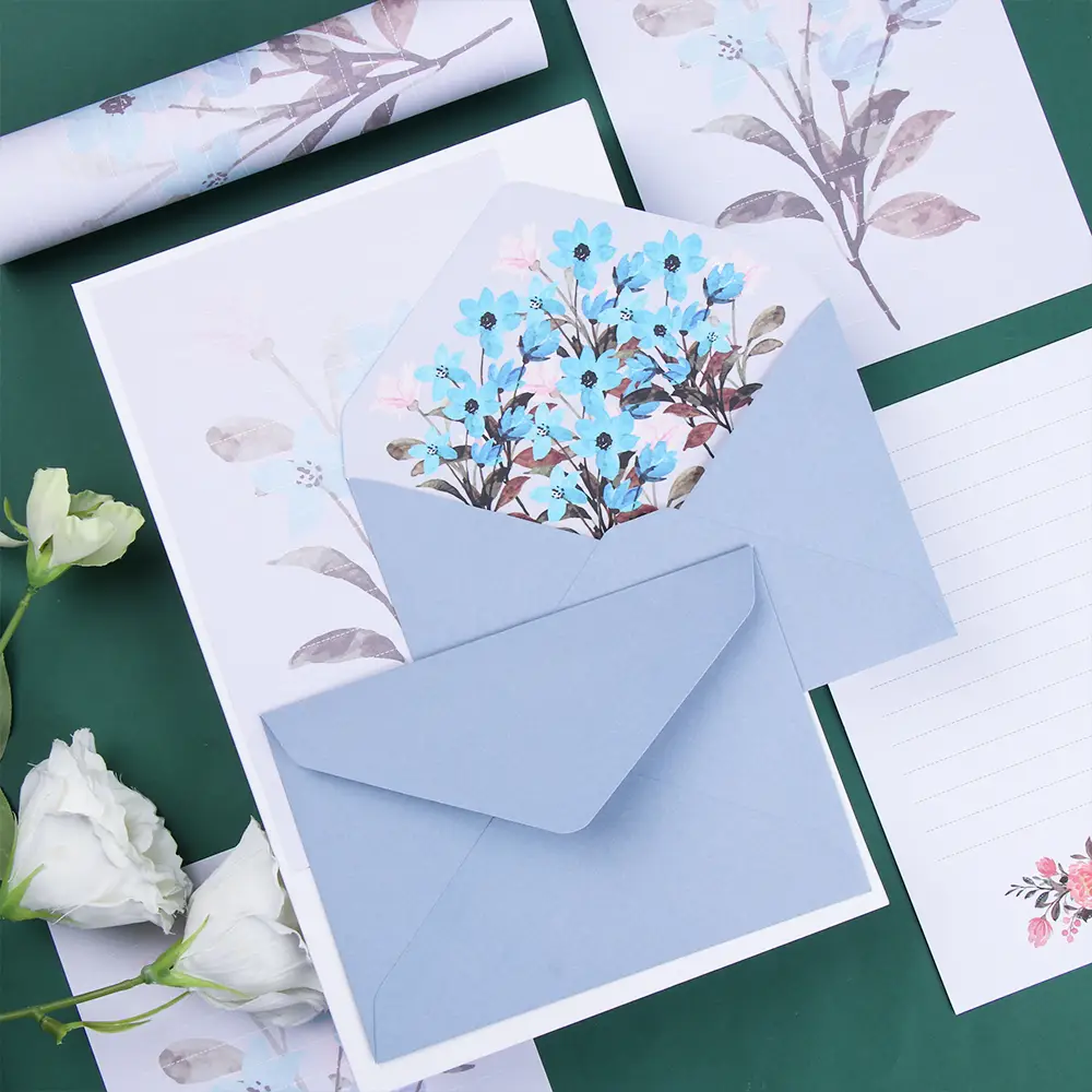 6PCS-Letter-Envelopes-Set-Printed-Flower-Floral-Pattern-Paper-Greeting-Invitation-Card-Love-Note-Office-School.jpg 6PCS Flower Letter Paper and Envelope Set – Floral Stationery for Invitations & Notes - Image 1