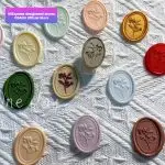 3D Embossed Flower Wax Seal Stamp – Copper Head - Image 4