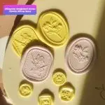 3D Embossed Flower Wax Seal Stamp – Copper Head - Image 6